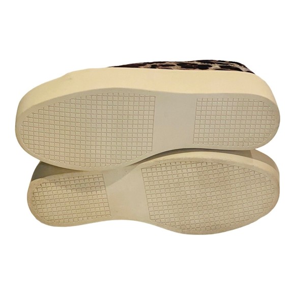 AQUA Women's Sneakers 7.5 Piper Low Top Fashion Animal Print Flatform Lace Up - Picture 6 of 10